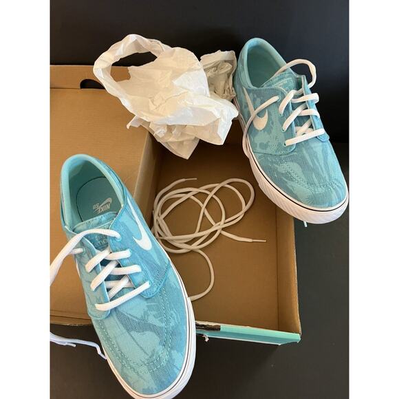 Nike 525104418 Youth Girls 5.5 Stefan Janoski Skateboarding Sneakers- Preowned - Picture 8 of 9